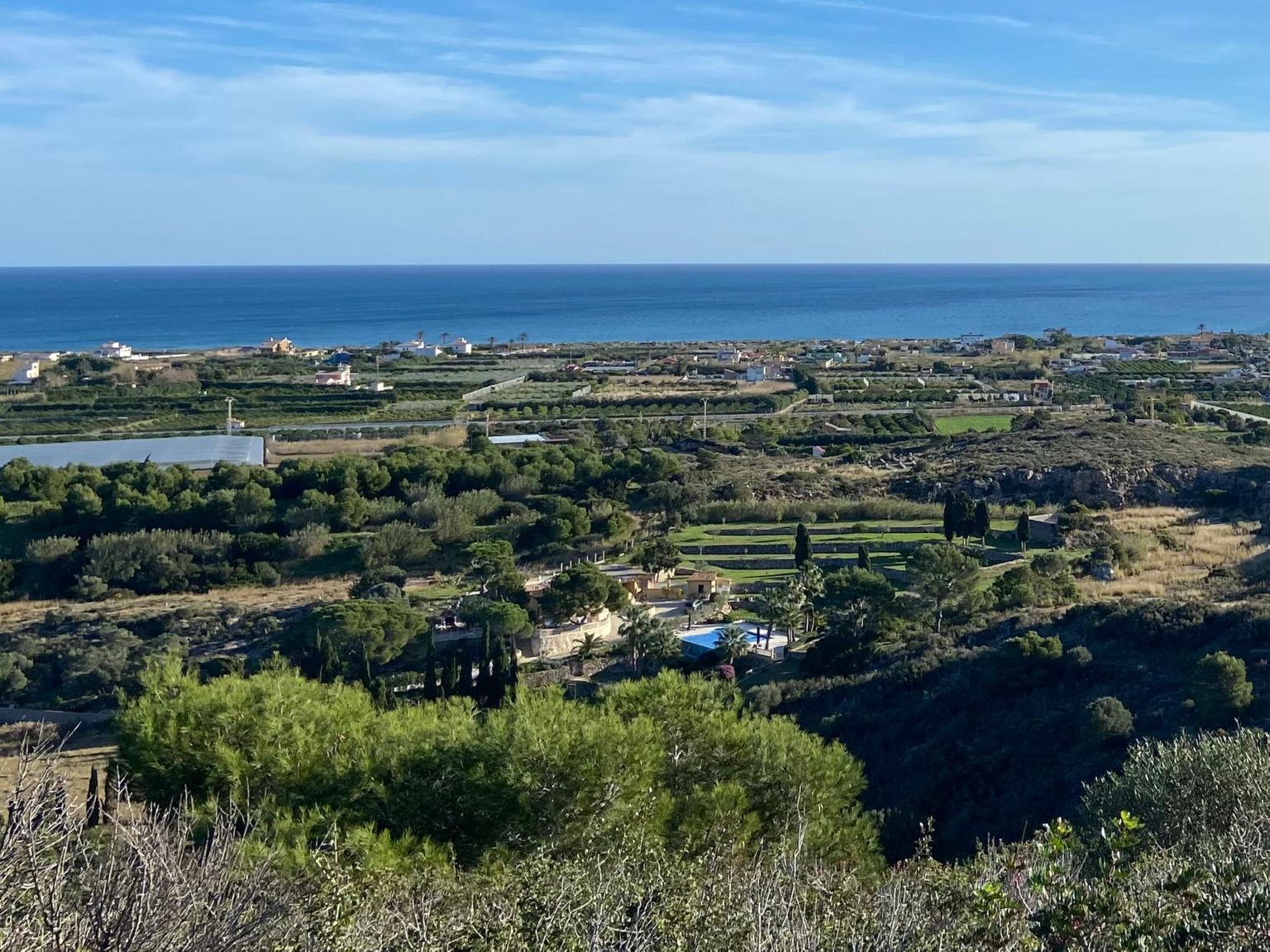 Vue de haut de face